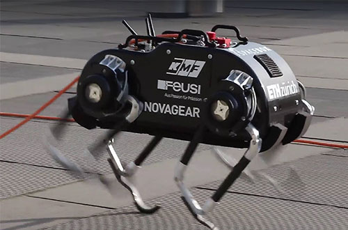 Jumping robot for space exploration